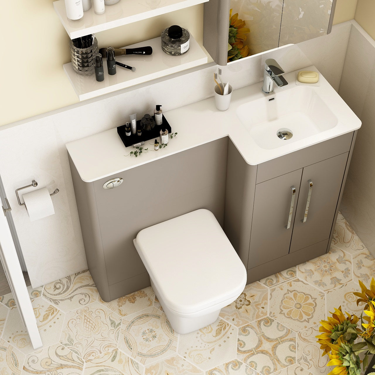 Suburb 1110mm RH basin 1th