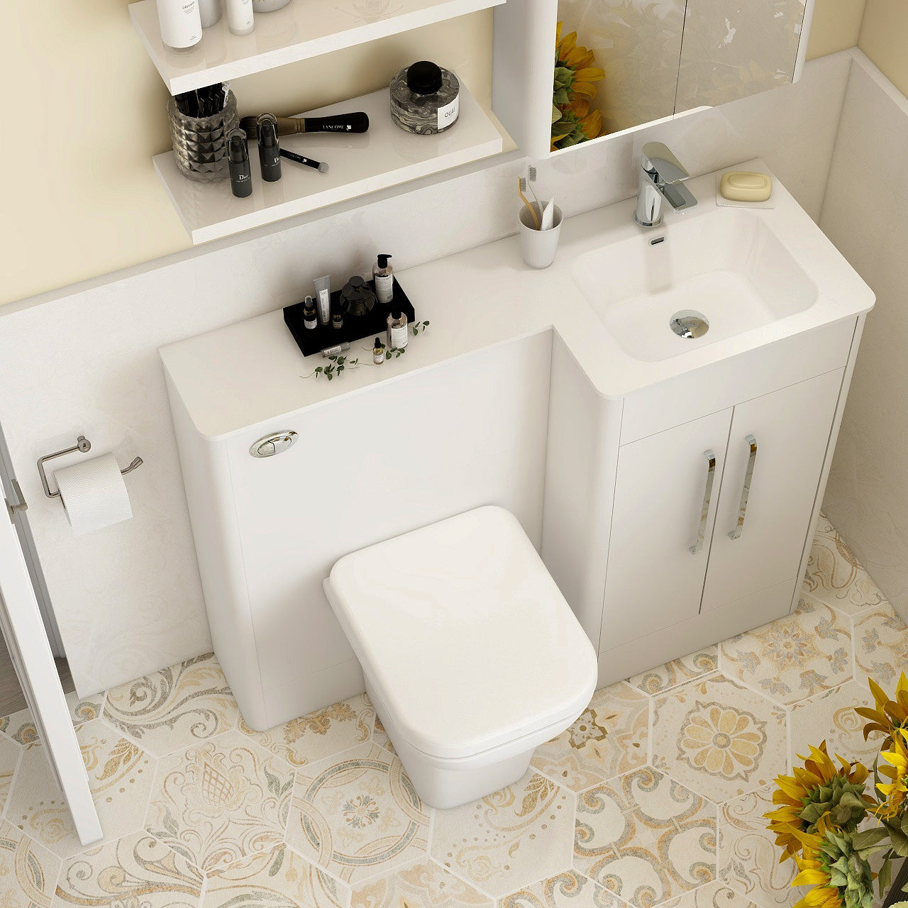 Suburb 1110mm RH basin 1th