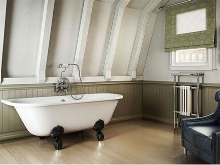 Avantgarde Back-to-wall 1700 Traditional Bath with Feet