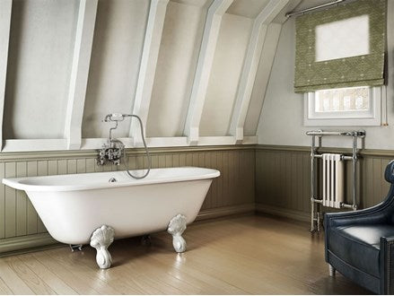 Avantgarde Back-to-wall 1700 Traditional Bath with Feet