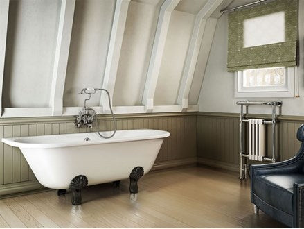Avantgarde Back-to-wall 1700 Traditional Bath with Feet