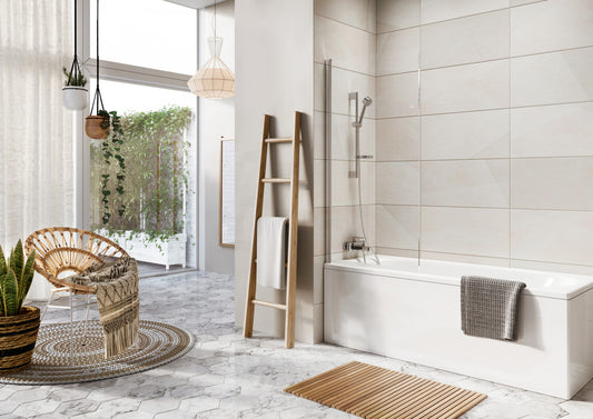 Thalia Single Panel Bath Screen