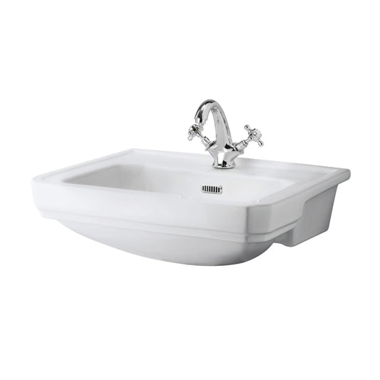 Traditional Semi-Recessed Basin