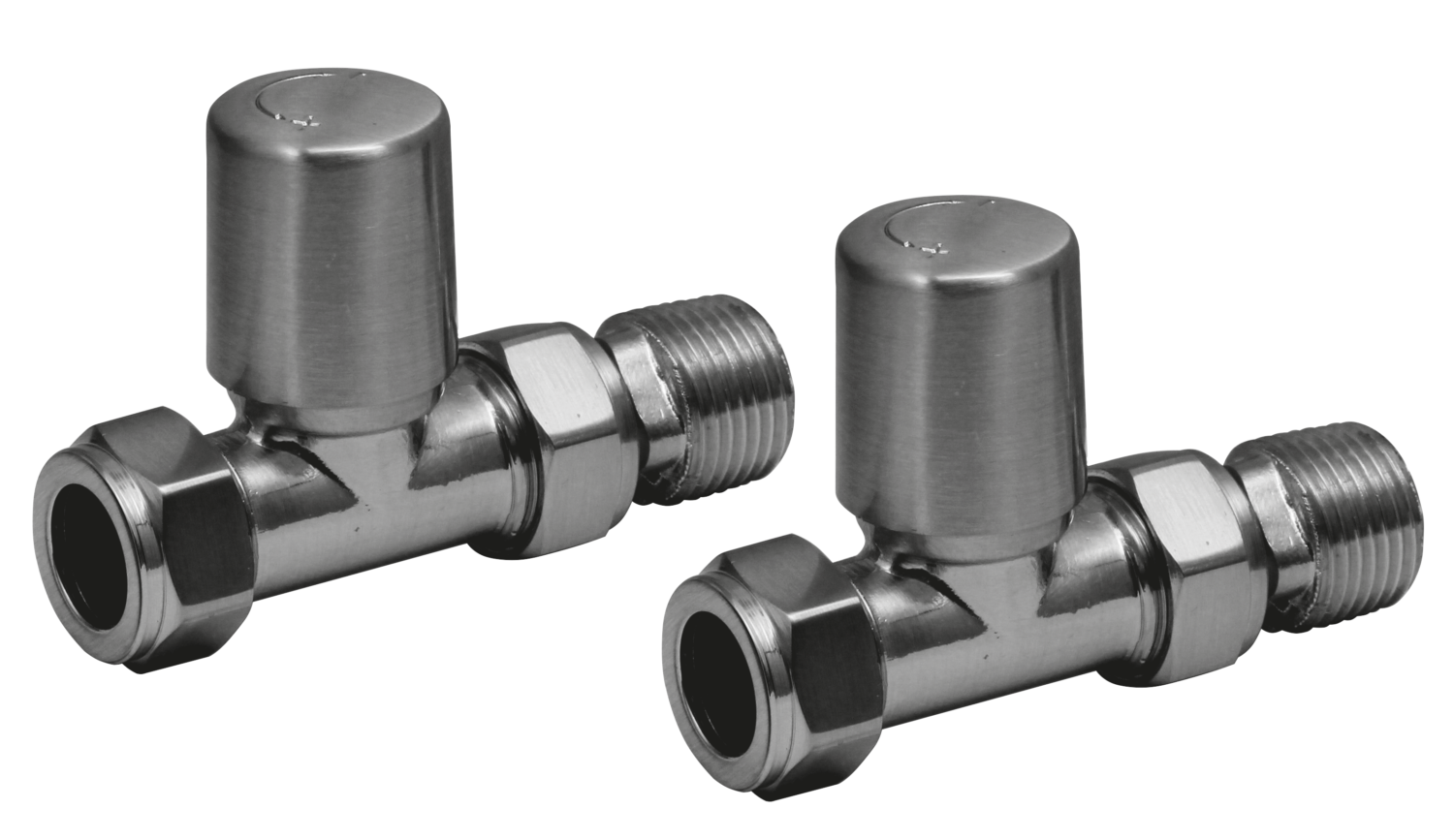 Towel Rail Valves Straight (Pair)