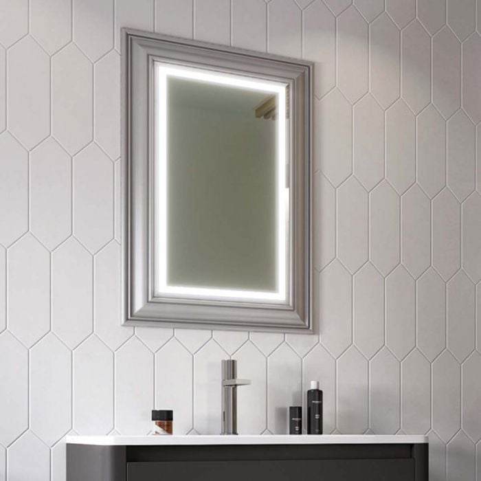 Cullin Traditional Framed LED Backlit Mirror 700x800mm