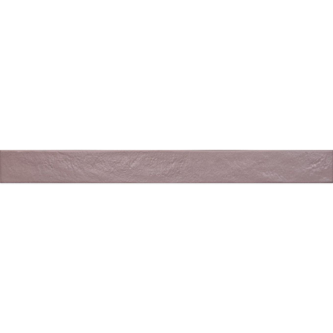Nadia Berry Matt Porcelain Brick Tile 500x50mm