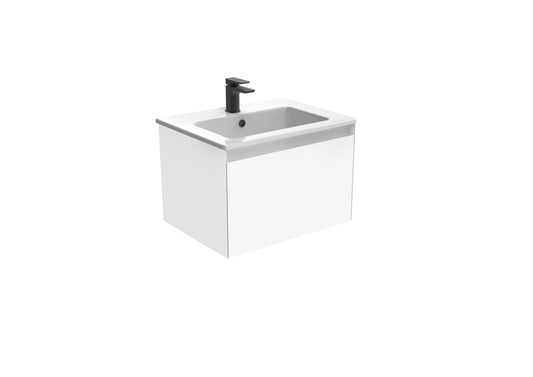 UNI 60cm 1 drawer wall mounted unit