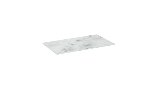 UNI 80cm countertop - Matte Carrara White