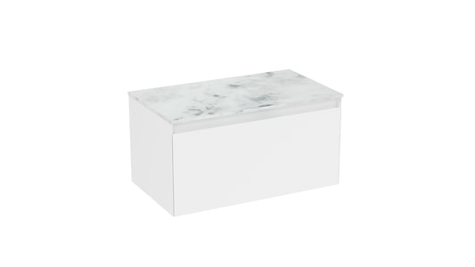 UNI 80cm 1 drawer wall mounted unit
