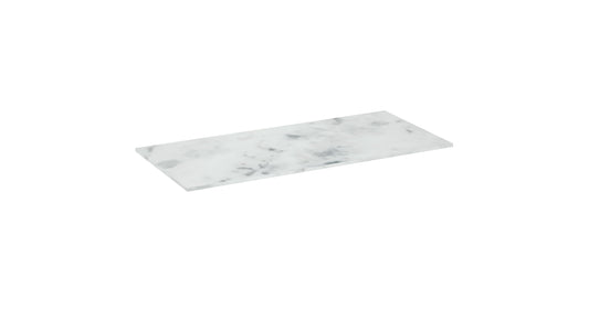 UNI 100cm countertop - Matte Carrara White