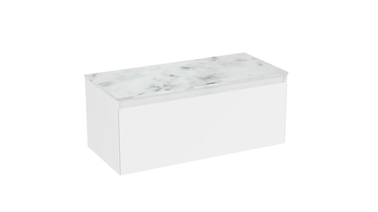 UNI 100cm 1 drawer wall mounted unit