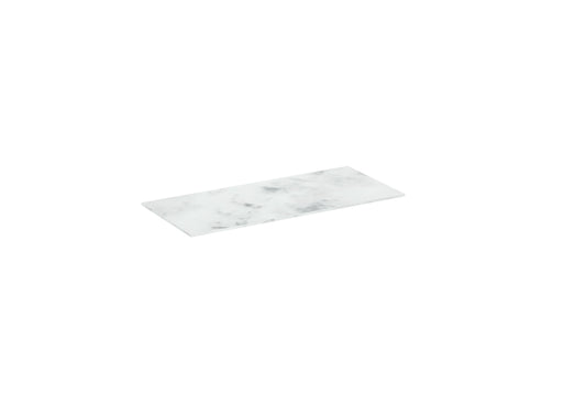 UNI 140cm countertop - Matte Carrara White