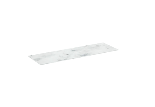 UNI 160cm countertop - Matte Carrara White