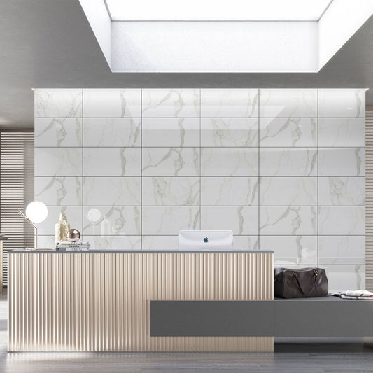 Stockholm Odlina Gloss Porcelain Tile 600x300mm