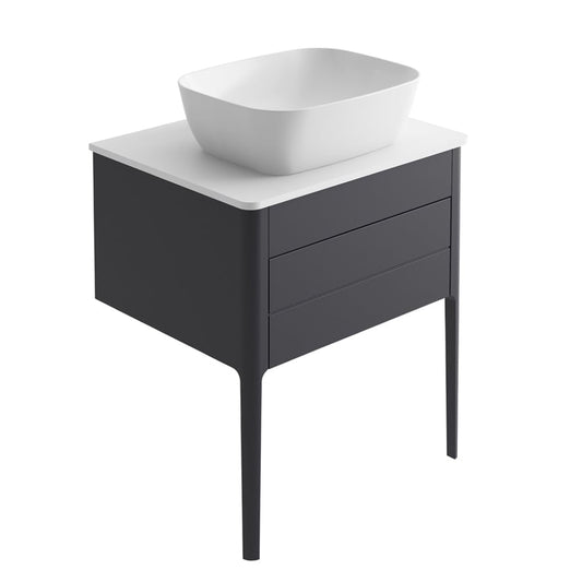 Stonehouse 650mm Slate Grey Vanity Unit