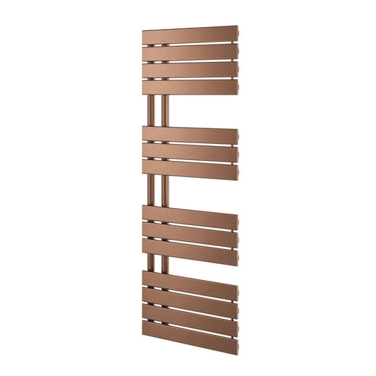 Tarvos Brushed Bronze Heated Towel Rail 1400x550mm