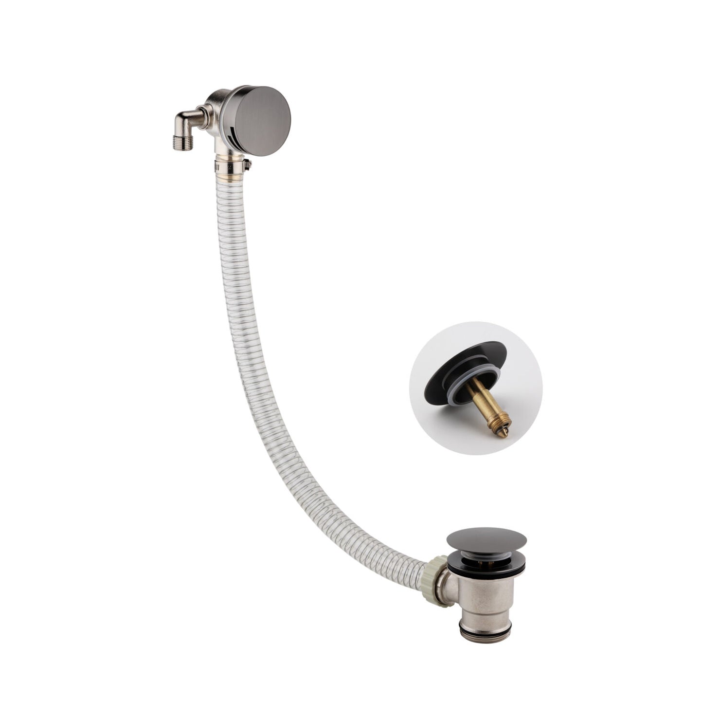 Round Bath Filler and Overflow