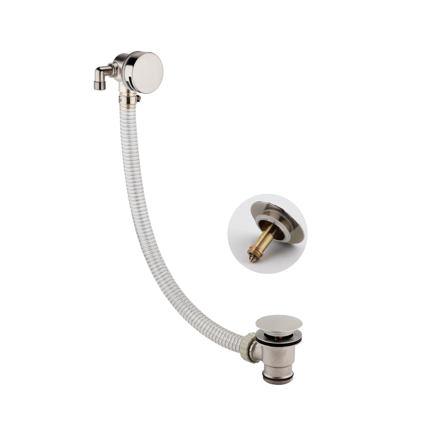 Round Bath Filler and Overflow