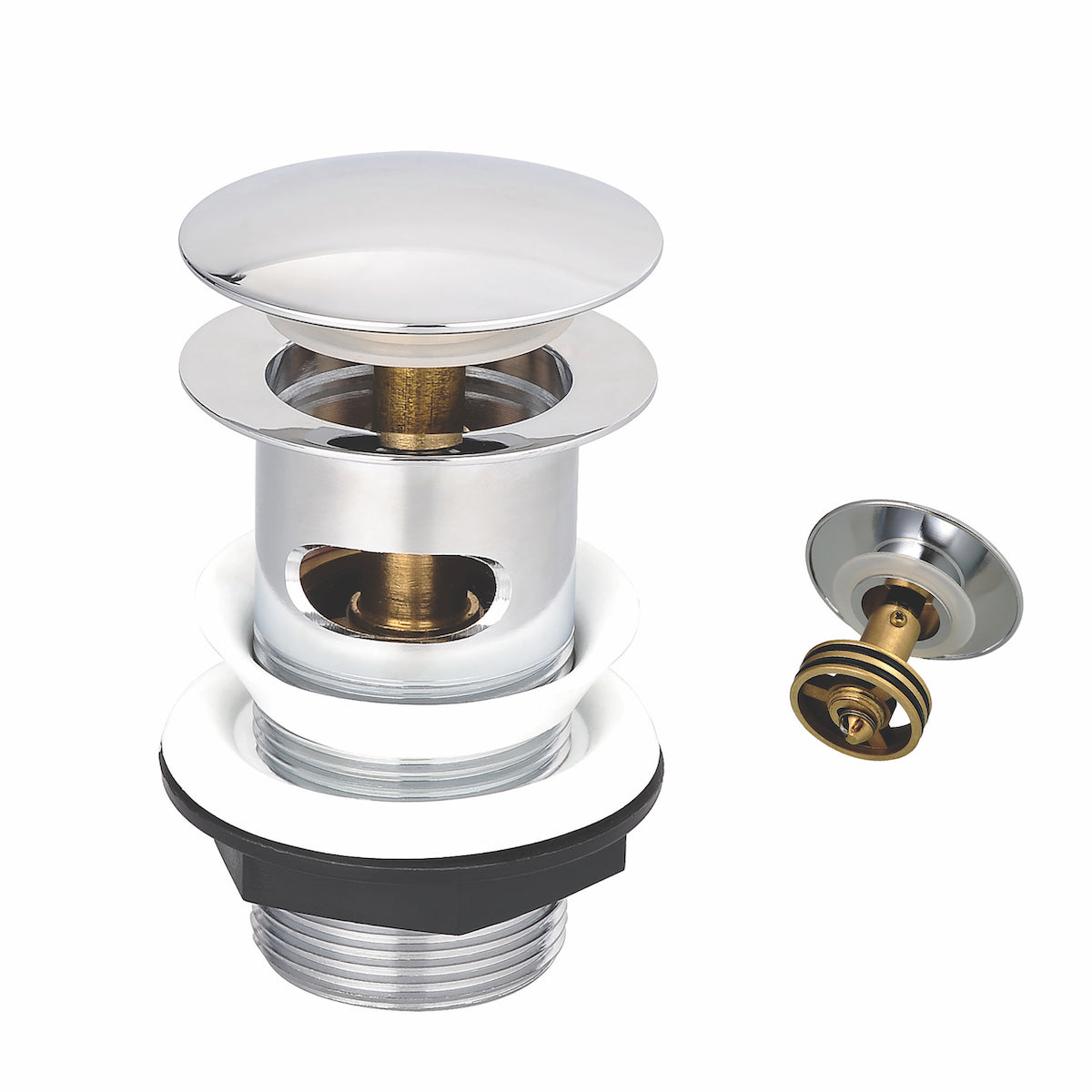 Round Dome Slotted Sprung Basin Waste – Easy Clean