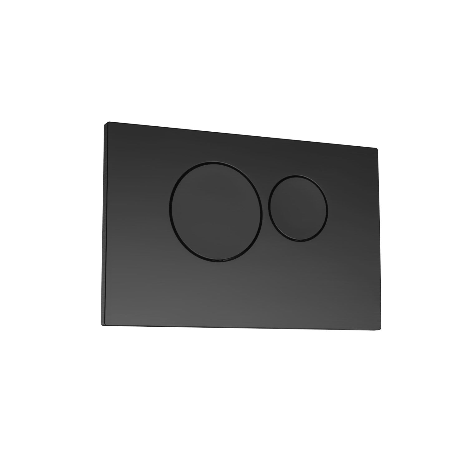 Round Black Dual Flush Button