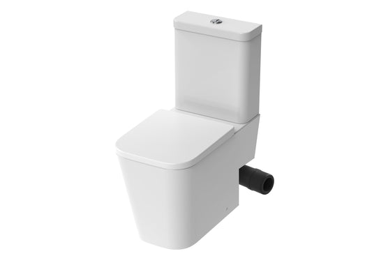 MATTEO close coupled right hand soil exit WC pan