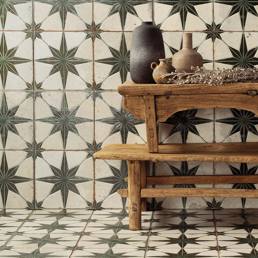 Hades Star Sage Lappato Ceramic Tile 450x450mm