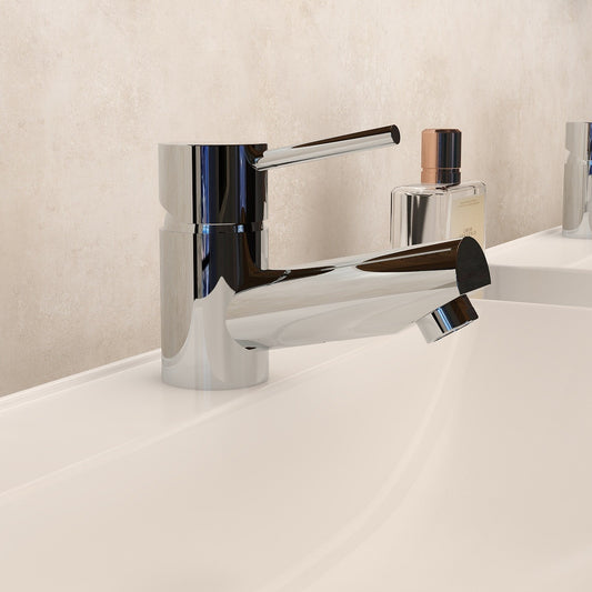 Single lever basin mixer
