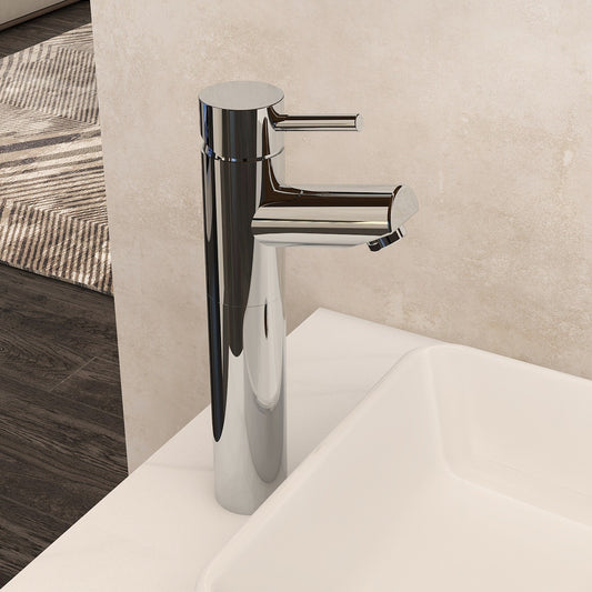 Tall single lever basin mixer