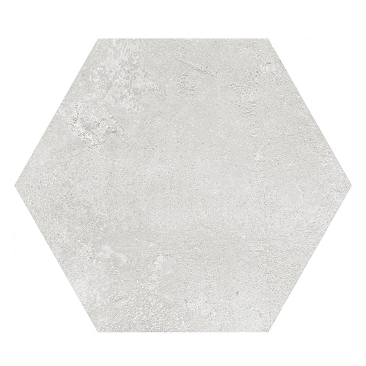 Gandi Concrete Perla Hexagon Matt Porcelain Tile 250x290mm