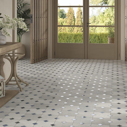 Richmond Grey Matt Porcelain Stone Tile 600x400mm