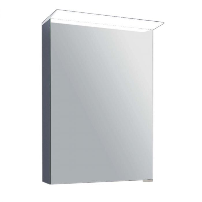 Ruby LED Single Door Mirror Wall Cabinet 500mm