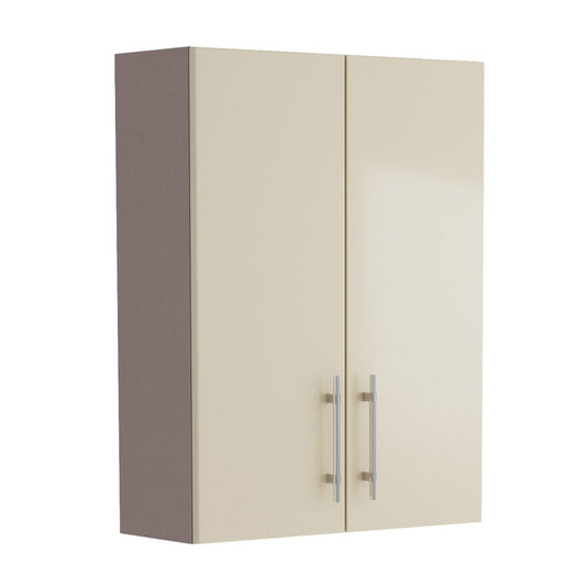 Surrey Mussel Gloss Double Door Fitted Furniture Cabinet 500mm