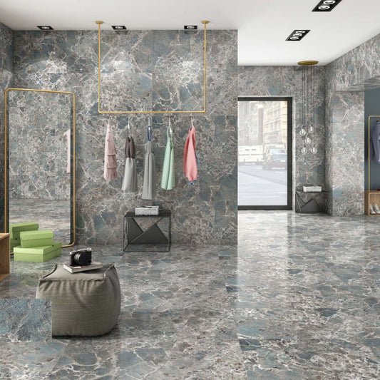 Virtuous Green Gloss Porcelain Tile 600x1200mm