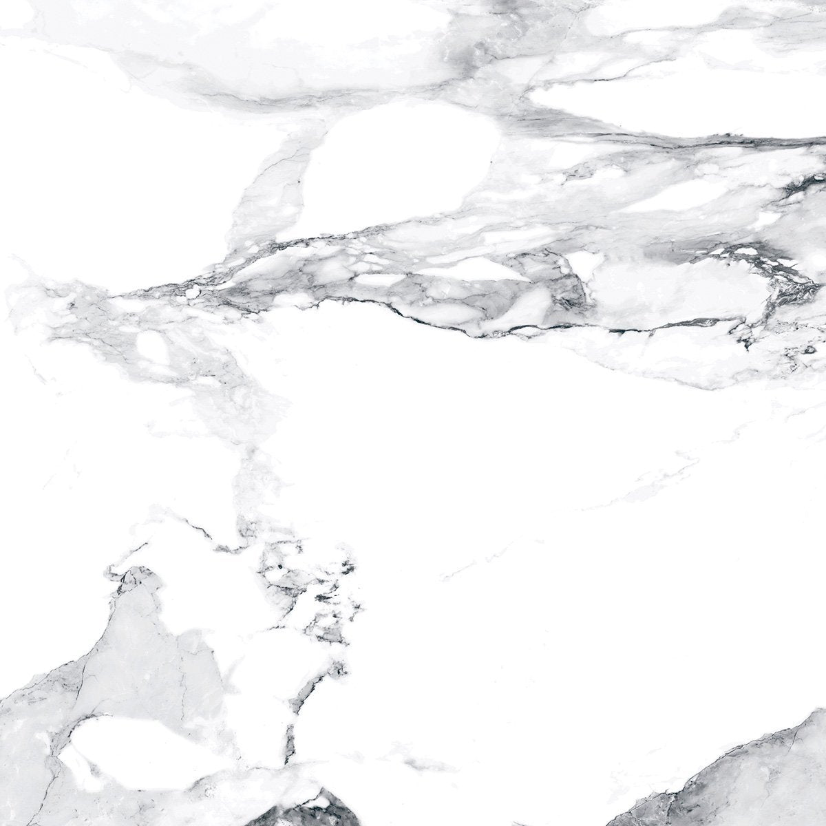 Charlie White Marble Matt Porcelain Tile 600x600mm