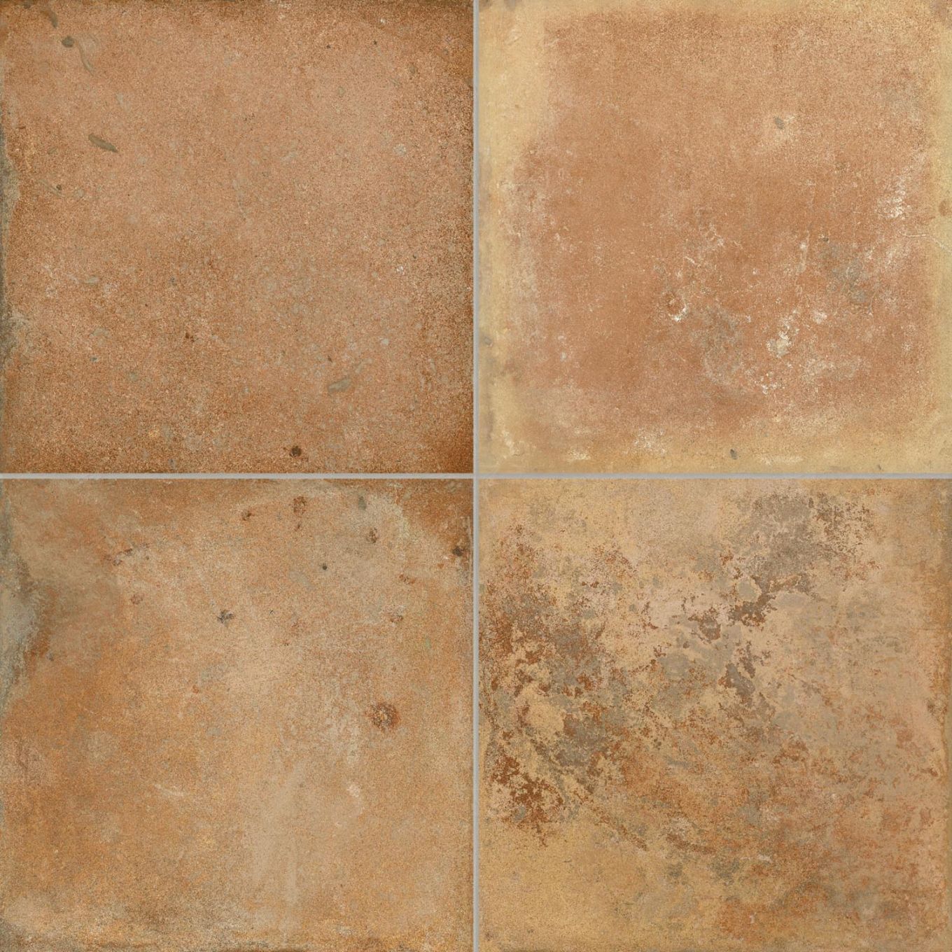 Natura Matt Porcelain Terracotta Tile 452x452mm
