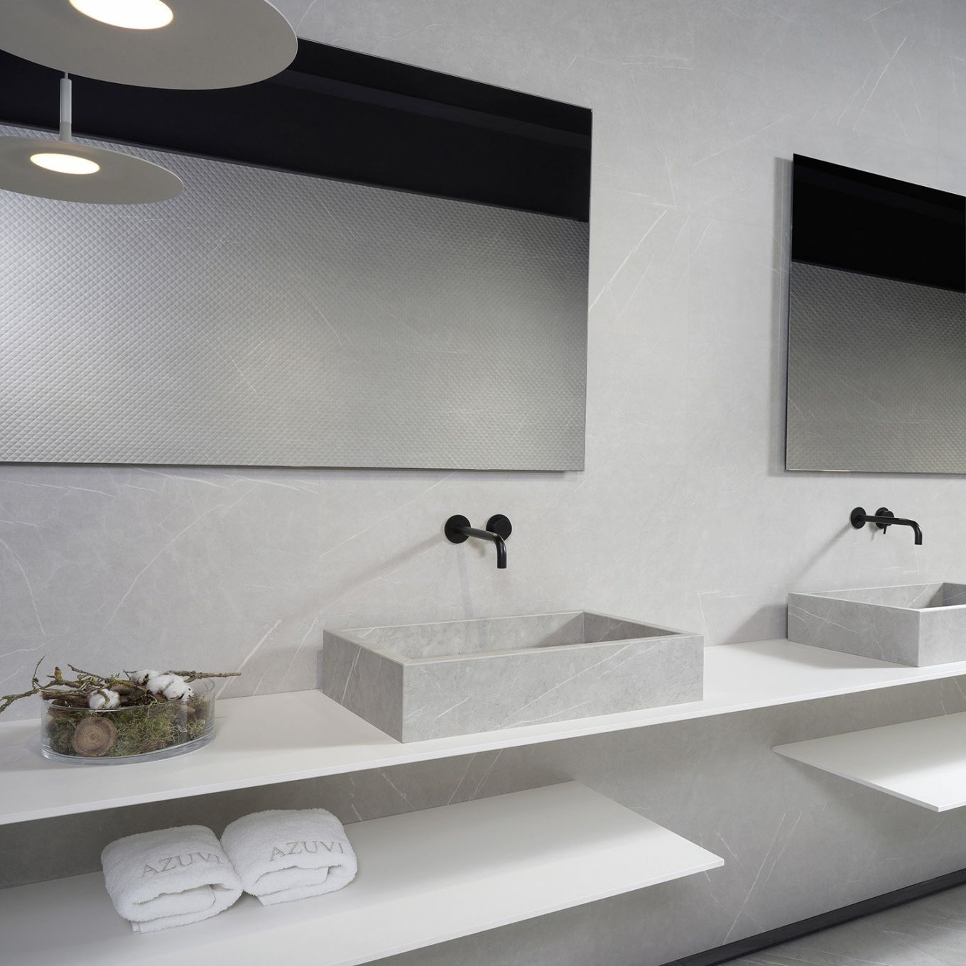 Arcadia Light Grey Matt Ceramic Tile 300x900mm