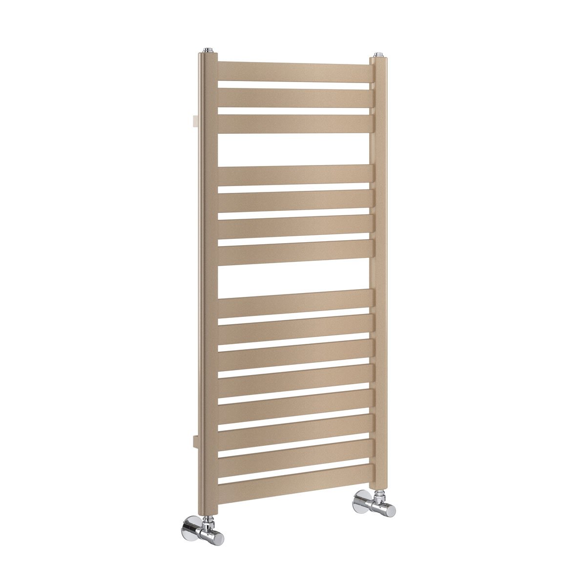 Portabello Brown Metallic Heated Towel Rail 1000x500mm