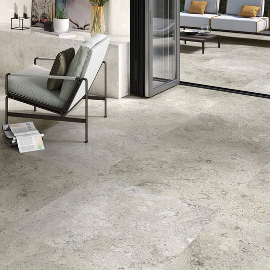 Gettysburg Grey Matt Porcelain Tile 1000x1000mm
