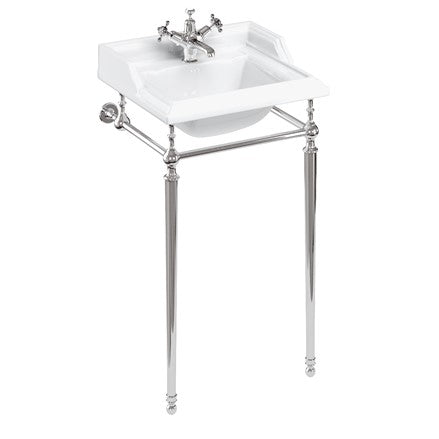 Classic 510mm Basin with Chrome Washstand