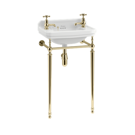Edwardian 51cm Cloakroom Basin with Basin Stand