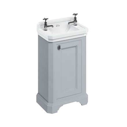 Cloakroom Basin Unit with Door