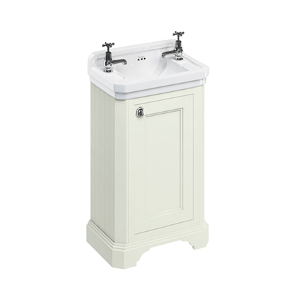 Cloakroom Basin Unit with Door