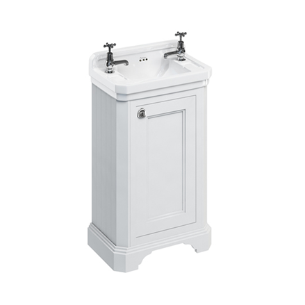 Cloakroom Basin Unit with Door