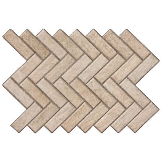 Sofia Matt Natural Herringbone Tile 600x400mm