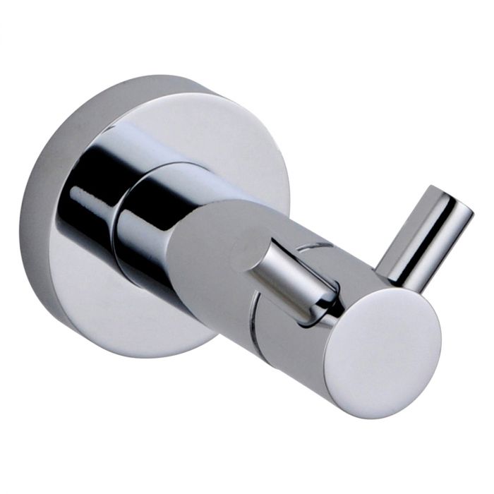 Round Chrome Robe Hook