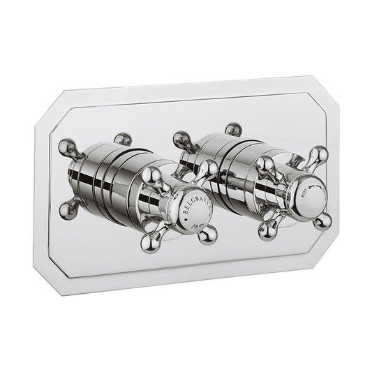 Belgravia 2 Outlet 2 Handle Concealed Thermostatic Shower Valve Landscape