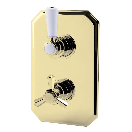 Adonis Gold Dual Outlet Concealed Shower Valve