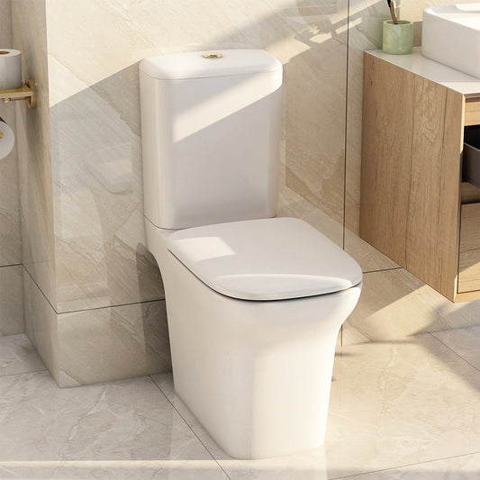 Grace Rimless Open Backed Close Coupled 430mm high Pan