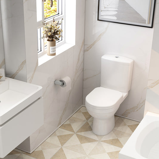 Ivo open back short projection close coupled pan & cistern