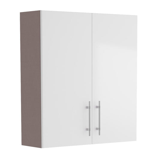 Surrey White Gloss Double Door Fitted Furniture Cabinet 600mm